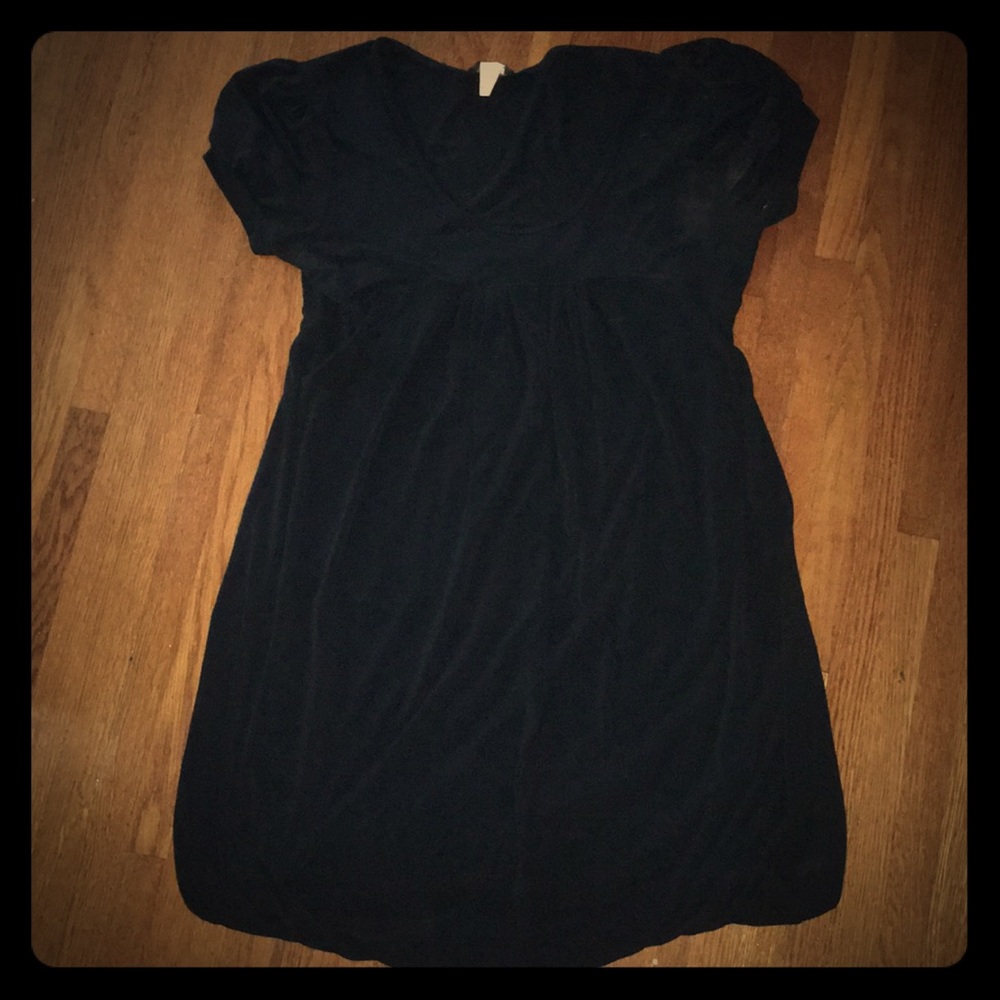 Black Bubble Hem Dress Size L